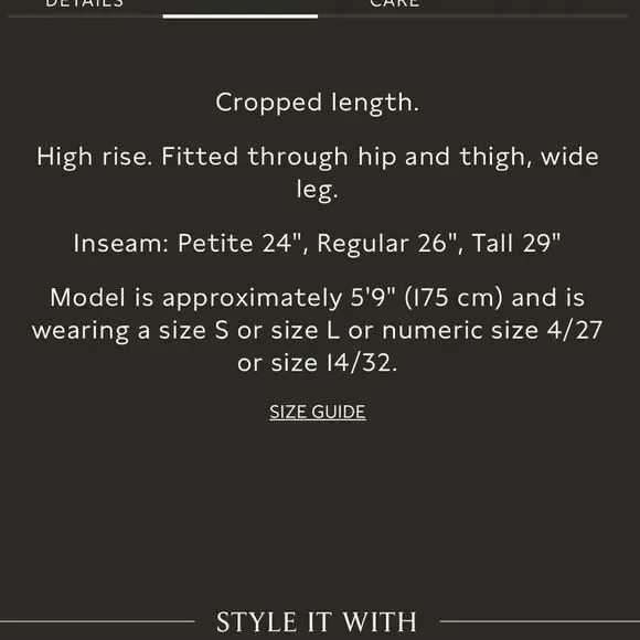 Banana Republic Wide-Leg Crop Jean - Picture 15 of 16